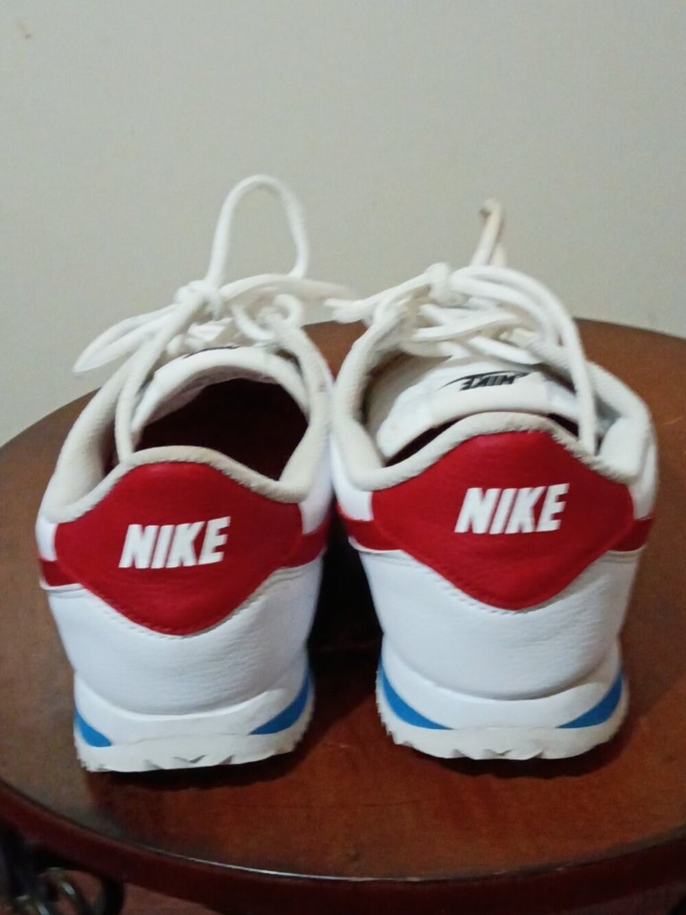 Youth Nike Cortez 72 Forrest Gump White Leather Red Swoosh 904764-103 Size 7Y - Picture 10 of 14